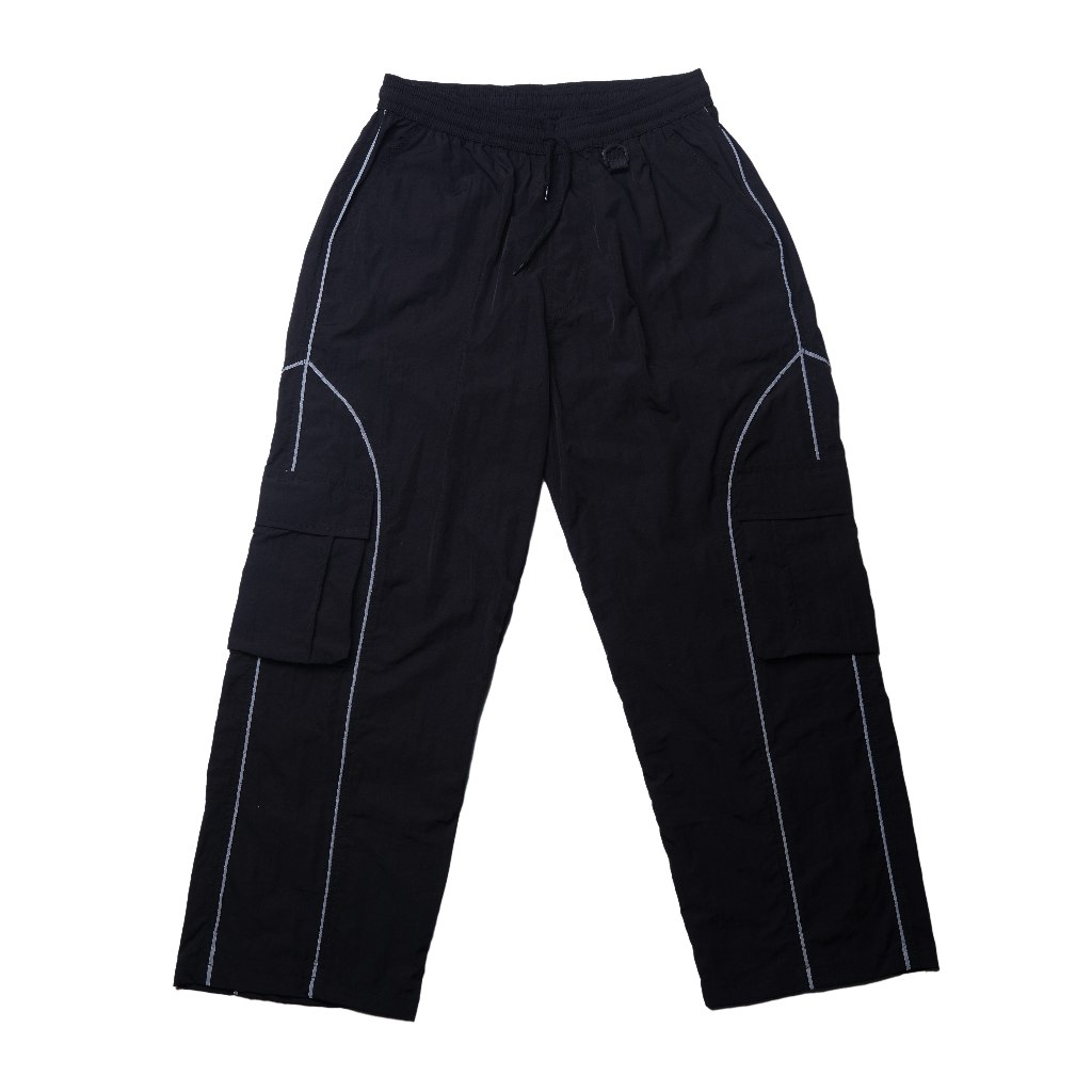 AccentAmbios Nylon Parachute Reflective TrackPants
