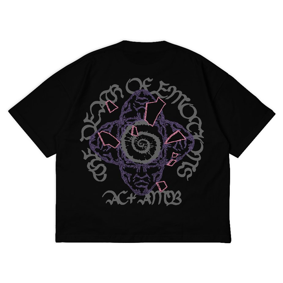 AccentAmbios Boxy Oversized Tshirt Self Sabotage Unisex - Cotton Combed 20s