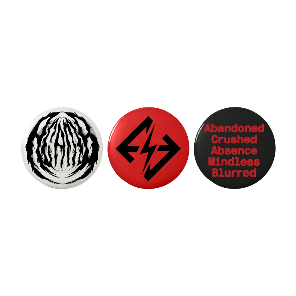 AccentAmbios Modern Crusader Button Pins